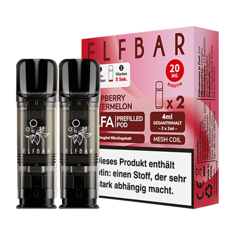 ELF Bar ELFA - Raspberry Watermelon Pod - 2er Pack