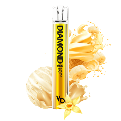 Vapes Bars Diamond 600 - Banana Split - Einweg E-Zigarette