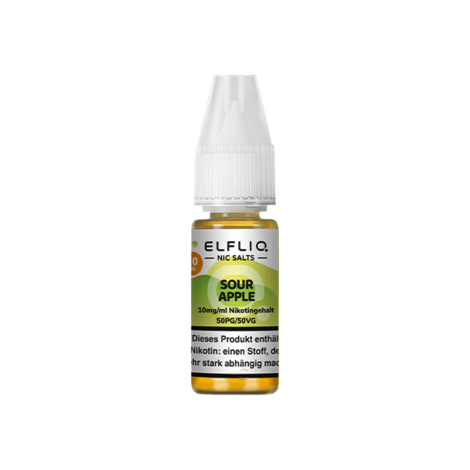 ELF Bar Elfliq - Sour Apple - 10 ml Nikotinsalz