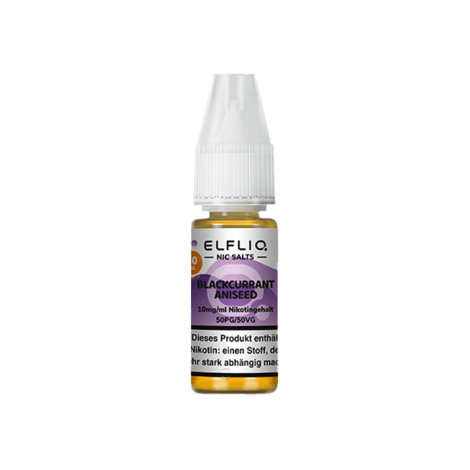 ELF Bar Elfliq - Blackcurrant Aniseed - 10 ml Nikotinsalz