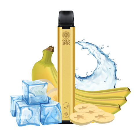 Vape Gold - Gold BAR 600 - Banana Ice - Einweg E-Zigarette