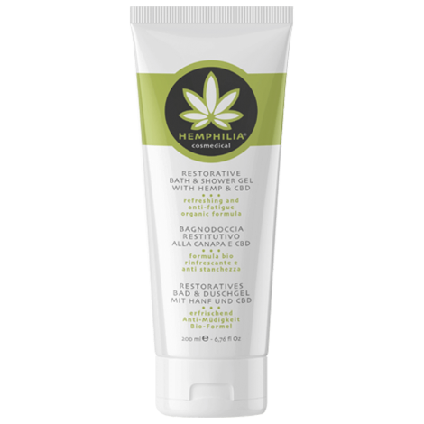 Hemphilia restorative bath and shower gel with HEMP and CBD - 200 ml