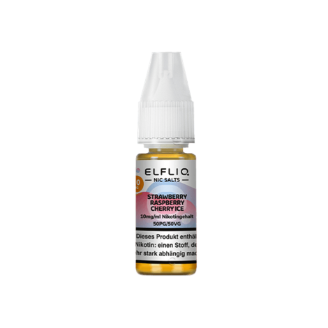 ELF Bar Elfliq - Strawberry Raspberry Cherry Ice - 10 ml - Nikotinsalz