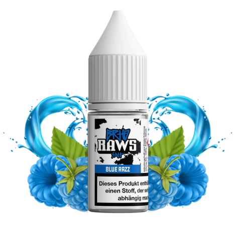 Barehead - RAWS - Blue Razz - 10 ml Hybrid-Nikotinsalz Liquid