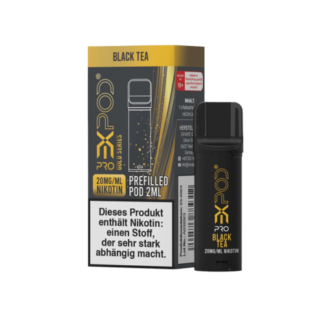 eXvape EXPOD Pro - Gold Series - Black Tea - 1er Pack