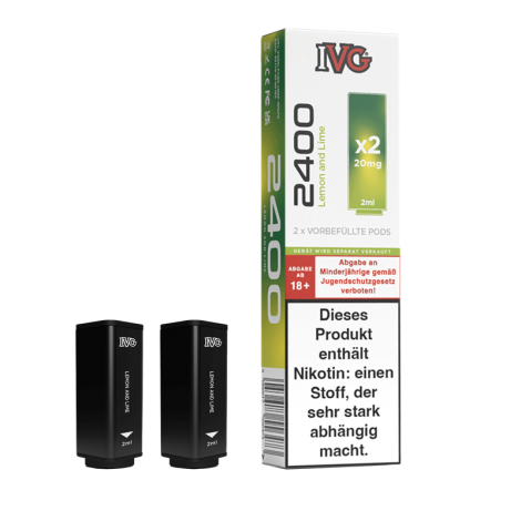 IVG 2400 - Lemon and Lime Pod - 2er Pack