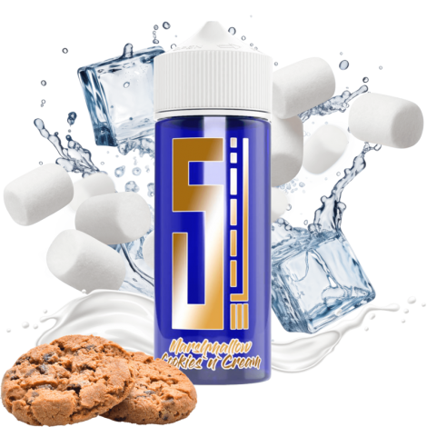 5EL Aroma - Blue Marshmallow Cookie N Cream - 10 ml Longfill