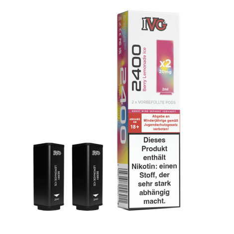 IVG 2400 - Berry Lemonade Ice Pod - 2er Pack