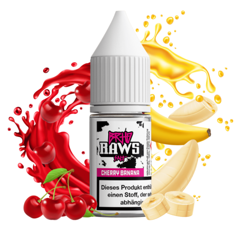 Barehead - RAWS - Cherry Banana - 10 ml Hybrid-Nikotinsalz Liquid