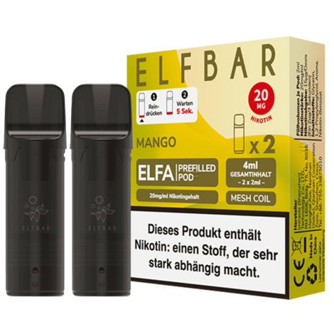 ELF Bar ELFA - Mango Pod - 2er Pack