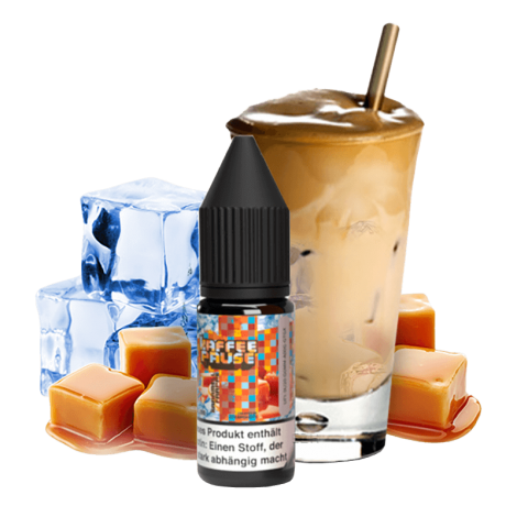 Kaffeepause by Steamshots - Karamell Frapp� Ice - 10 ml Nikotinsalz Liquid