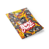 Bang Juice - Notizblock kariert A5 - Comic Bomb Pattern