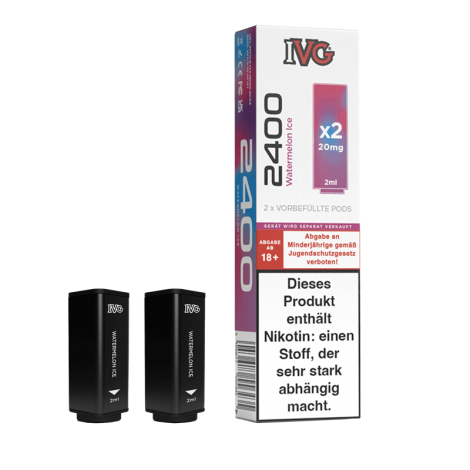 IVG 2400 - Watermelon Ice Pod - 2er Pack