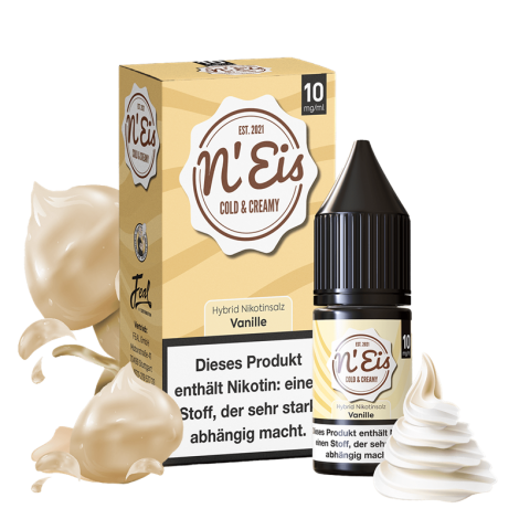 n'EIS - Vanille - 10 ml Hybrid-Nikotinsalz Liquid