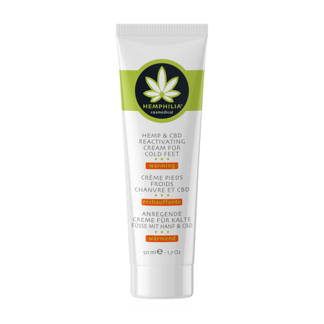 Hemphilia HEMP and CBD reactivation cream for cold feet - 50 ml