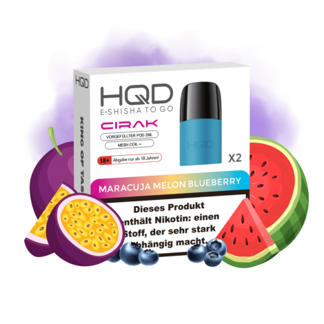 HQD Cirak - Maracuja Melon Blueberry Pod - 2er Pack