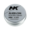 NK - Prebuilt Ni80 0,3mm*3/0,15 Alien Coil - 6 Stk