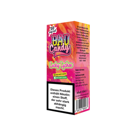 Bad Candy E-Liquid - Lucky Lychee - 10 ml Nikotinsalz