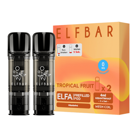 ELF Bar ELFA - Tropical Fruit Pod - 2er Pack