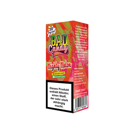 Bad Candy E-Liquid - Mighty Melon - 10 ml Nikotinsalz