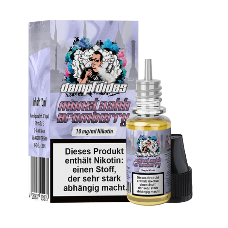 Dampfdidas E-Liquid - Monstaahh Bromberry - 10 ml Nikotinsalz