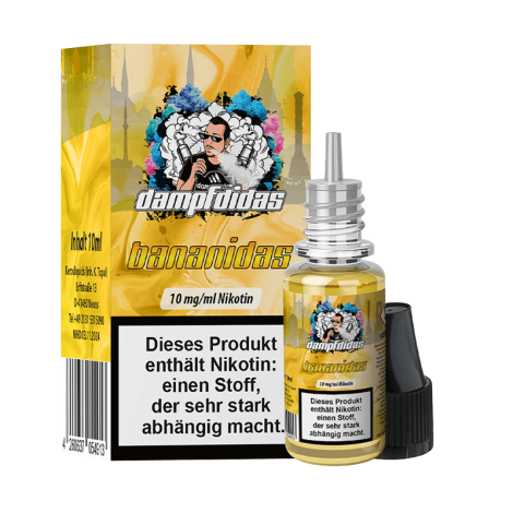 Dampfdidas E-Liquid - Bananidas - 10 ml Nikotinsalz