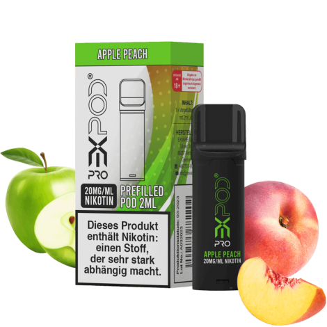 eXvape EXPOD Pro - Apple Peach Pod - 1er Pack