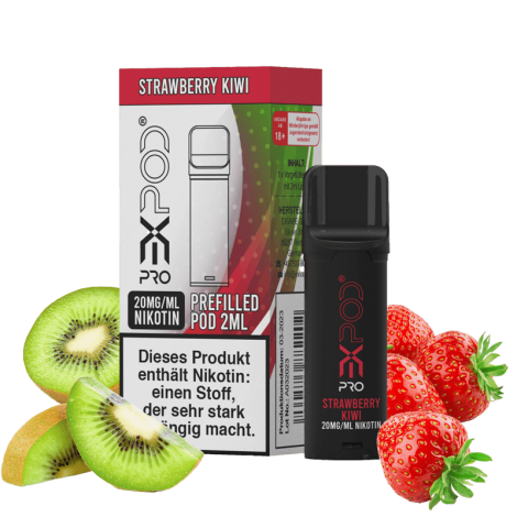 eXvape EXPOD Pro - Strawberry Kiwi Pod - 1er Pack