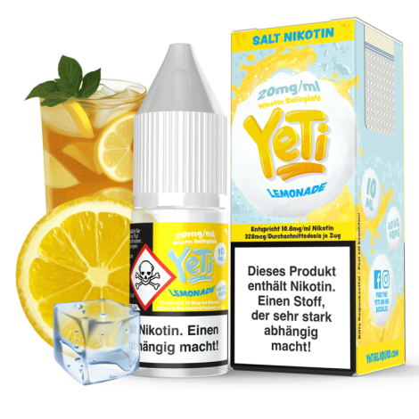 Yeti E-Liquid - Lemonade - 10 ml Nikotinsalz