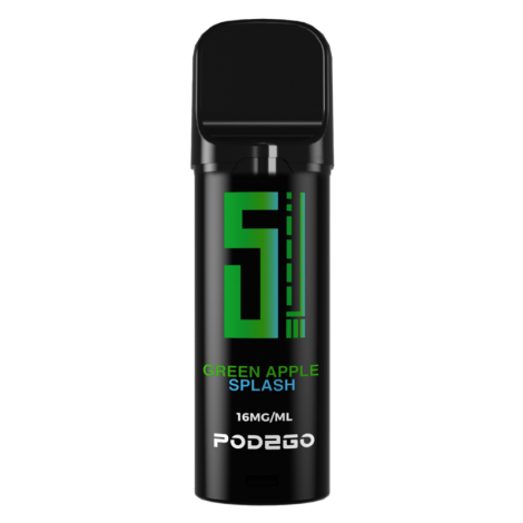 5EL Pod2Go - Green Apple Splash Pod - 1er Pack