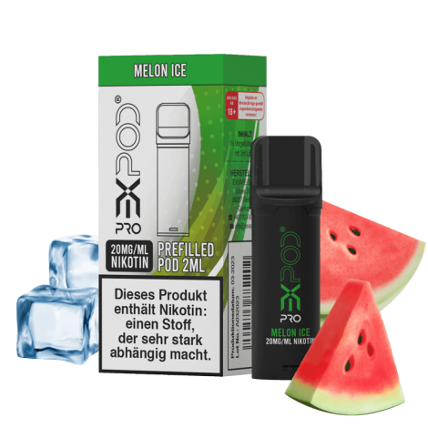 eXvape EXPOD Pro - Melon Ice Pod - 1er Pack