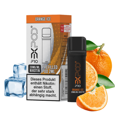 eXvape EXPOD Pro - Orange Ice Pod - 1er Pack